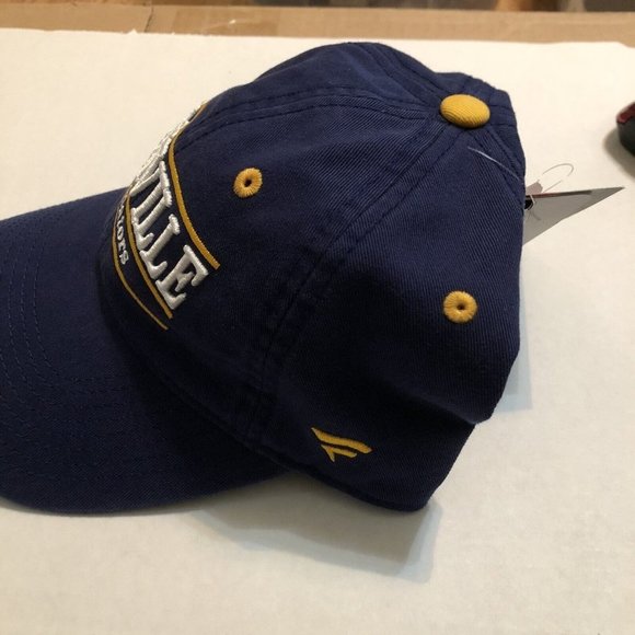 Nashville predators NHL adjustable baseball cap navy blue Embroidered NWT - Picture 3 of 8